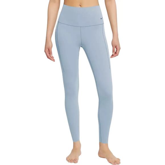 Nike Zenvy High Waist 7/8 Yoga Leggings - Women's M $100 DQ6015 441 Blue NWT - Picture 1 of 7